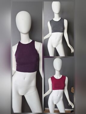 3 Cropped Tank Tops